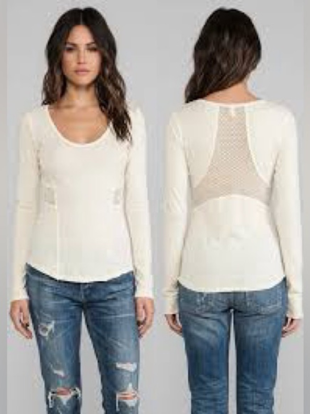 WE THE FREE - FREE PEOPLE, the Fishnet mesh shirt!